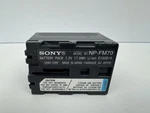 Sony NP-FM70 Infolithium Li-ion Battery 7.2V 17WH Cracked Bottom Working. Fixed Price $13.05.