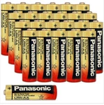 Panasonic Energy Corporation LR6PA/45PC Aa Alkaline Battery, 45PACK Open Box. Fixed Price $22.99.