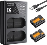 K&f Concept 2100MAH EN-EL15C Battery And Dual Slot Charger For Nikon Zr. Fixed Price $40.79.