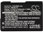 Cameron Sino 7.4V 1030MAH Li-ion Replacement Battery For Nikon Camera. Fixed Price $25.65.