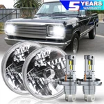 2X Fit Dodge Ram Charger Dart 64-76 D100 D200 7" Round Led Headlights Hi/lo Beam. Fixed Price $99.99.