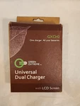 Green Extreme Universal Dual Smart Charger With Lcd GXCH2 New In Box. Fixed Price $35.99.