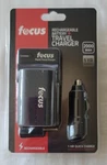 Focus Rechargeable Battery Travel Charger Pack =. Fixed Price $25.00.