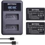 Batmax Pack EN-EL20 Batteries And Led Usb Dual Charger. Fixed Price $24.99.