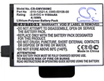 Cameron Sino 3.8V 1100MAH Li-poly Replacement Battery For Garmin Camera. Fixed Price $28.65.