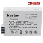 1X Kastar Battery For Canon LP-E8 LPE8 Eos 550D 600D 700D Rebel T2I T3I T4I T5I. Fixed Price $8.49.