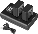 Neewer NP-FW50 Camera Battery Charger Set. Fixed Price $25.00.