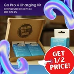 Hero Camera Kit *2X Jap Battery *charger *new *ozi *usb AHDBT-401. Fixed Price $28.98.