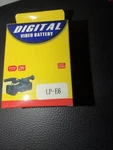 Digital Video Battery LP-E6. Fixed Price $34.00.