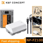 K&f Concept 2X NP-FZ100 Camera Battery 2600MAH Type-c Fast Charging For Sony. Fixed Price $69.99.