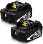 2 Packs 18V 6.0AH BL1860B Battery For Makita BL1830 BL1840 BL1850 LXT400. Fixed Price $34.79.