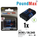 Poundmax 2CR5 / DL245 Batteries 6V Photo Lithium Battery - 1 Count. Fixed Price $7.49.