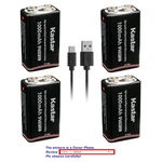 Kastar Usb-c 9V Li-ion Battery (6F22) For Medical Devices & Clamp Meters. Fixed Price $18.99.