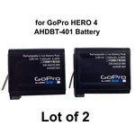 2 Pack Genuine Oem AHDBT-401 Battery For Gopro (3.8V 1160MAH 4.4WH). Fixed Price $17.80.
