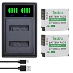 Tectra 2X High Capacity EN-EL12 Battery And Led Dual Charger For Nikon Coolpix. Fixed Price $10.98.