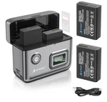Artman LP-E10 Battery 1600MAH 2-PACK 1.5H 2-SLOT Charger Canon Eos Rebel T7 T6. Fixed Price $45.00.