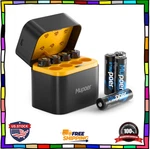 Rechargeable Aa Lithium Batteries, 3000MWH 1.5V, 8PACK With Charger & Case. Fixed Price $42.69.