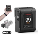 Moman Power 99PRO V-mount Battery 99WH With D-tap/usb-c/a Outputs For Camera. Fixed Price $169.00.