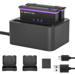 New 2PCS 2500MAH Battery & Type-c Fast Charge Hub For INSTA360 X4 Action Camera. Fixed Price $35.99.