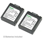 2X Kastar Battery For Panasonic Lumix S002 DMC-FZ5 DMC-FZ10 DMC-FZ15 DMC-FZ20. Fixed Price $14.99.