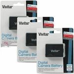 3X Vivitar Lp E10 Replacement Battery For Canon T7 T6 T5 T100 4000D 3000D 2000D. Fixed Price $28.99.
