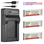 Kastar Battery Slim Usb Charger For Casio NP-50 CNP50 Exilim Hi-zoom EX-V8. Fixed Price $41.59.