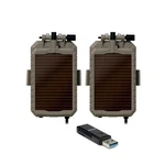 Stealth Cam Sol-pak 12V Solar Battery (2 Pack) Bundle With Memory Card Reader. Fixed Price $119.99.