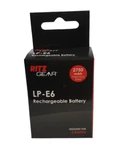 Ritz Gear Rechargeable Battery 2750MAH For Canon LP-E6. Fixed Price $8.99.