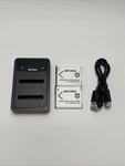 Batmax 2PCS NP-BN1 NPBN1 Battery + Quick Led Dual Charger. Fixed Price $6.99.
