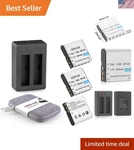 NP-40 Pack, 1500MAH Rechargeable BATTERY(3-PACK) With Usb Dual Charger F. Fixed Price $33.70.