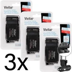 3X Vivitar New LP-E17 Canon Replacement Battery For Rebel SL2 T7I T6I Dslr. Fixed Price $46.99.