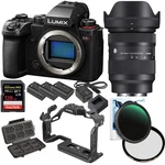 Panasonic Lumix S5II Mirrorless Camera + Sigma 28-70MM Cage Batteries More. Fixed Price $2360.00.