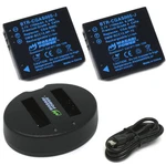 Wasabi Power Battery (2-PACK) And Dual Charger For Leica BP-DC4. Fixed Price $16.99.