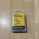 Promaster Canon LP-E10 Lithium-ion Battery New In Box. Fixed Price $30.00.