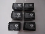 (6) Panasonic VW-VBK180 Battery SDR-H100 SDR-H101 SDR-H85 SDR-T50 (untested. Fixed Price $25.00.