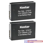 Kastar LP-E17 Battery Pack Replacement For Canon Eos R100 Mirrorless Camera. Fixed Price $9.99.