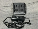 Idx LC-2J Dual Charger For SSL-JVC50 And 75 7.4V Batteries. Fixed Price $128.00.