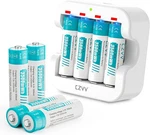1.5V Rechargeable Aa Lithium Batteries 3500MWH Li-ion Battery& Fast Charger Lot. Fixed Price $24.69.