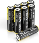 Powxs Aa Lithium Batteries, 8PACK 1.5V Iron Double 3200MAH. Fixed Price $27.95.