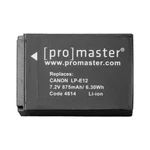 Promaster 4614 LP-E12 Li-ion Battery For Canon. Fixed Price $39.96.