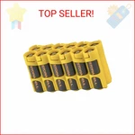 Storacell By Powerpax Aa Battery Storage Caddy, Yellow, Holds 12 Batteries (not. Fixed Price $14.69.