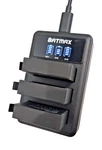 Batmax 3-SLOT Led Usb Battery Charger For Gopro Hero 4/PRO AHDBT-401 1680MAH 3PK. Fixed Price $13.99.