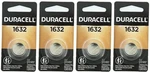 Duracell 1632 Lithium Coin Battery Pack Of 4. Fixed Price $6.93.