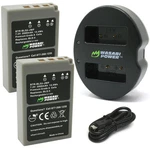 Wasabi Power Battery (2-PACK) And Dual Charger For Olympus BLS-1, BLS-5,. Fixed Price $26.99.