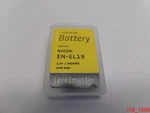 Promaster EN-EL19 Lithium Ion Replacement Battery For Nikon 9104. Fixed Price $19.49.