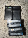 Dste Batteries Set Digital Charger 2-PACK NP-F770/F750/F730 For Camera. Fixed Price $30.00.