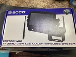Ecco EC7008-WK2 Gemineye 7" Quad View Lcd Color Wireless System Display Screen. Fixed Price $595.00.