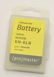 Promaster #4088 Lithium Ion Li-on Replacement Battery For Nikon EN-EL8. Fixed Price $13.95.