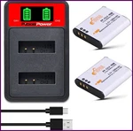 Pickle Power 2PCS LI-90B DB-110 LI-92B Battery And Charger For Olympus. Fixed Price $34.41.