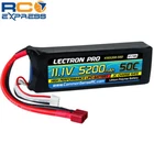 Common Sense Rc Lectron Pro 11.1V 5200MAH 50C Lipo Battery W/ Dean CMS3S5200-50D. Fixed Price $74.01.